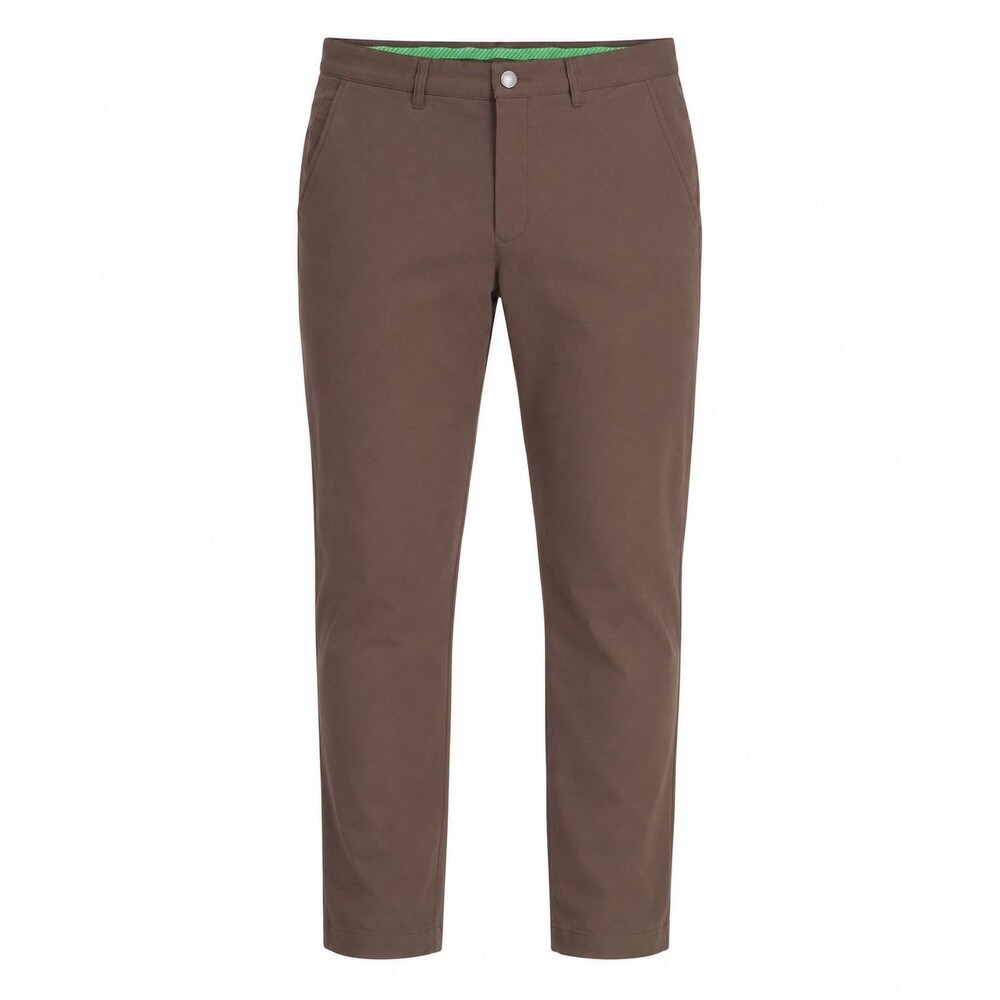 Golf Office Pants Mens 35x32 Brown Slim Fit Performance Polyester Bonobos